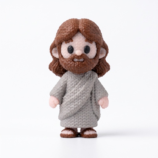 [ART-AMIG-JESUS] Jesús Amigurumi — impresión 3D a color