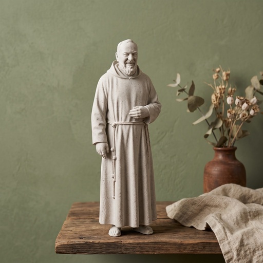 [ART-PIO-12] San Padre Pío — figura 12 cm